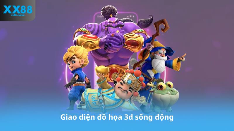 Giao diện đồ họa 3d sống động