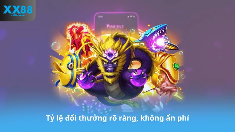 Tỷ lệ đổi thưởng rõ ràng, không ẩn phí